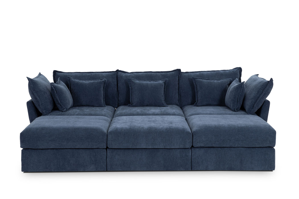 Double 3 Seater Sectional