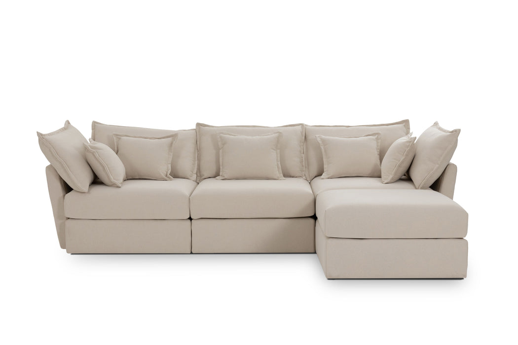 3 Seater Sofa and Ottoman Module