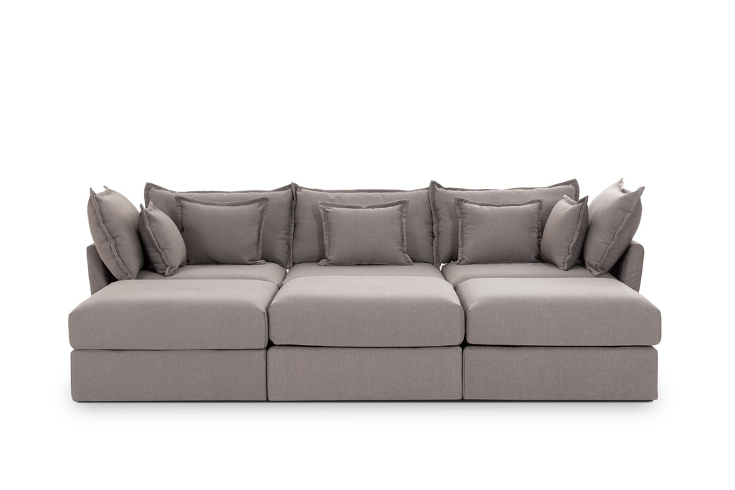 Double 3 Seater Sectional