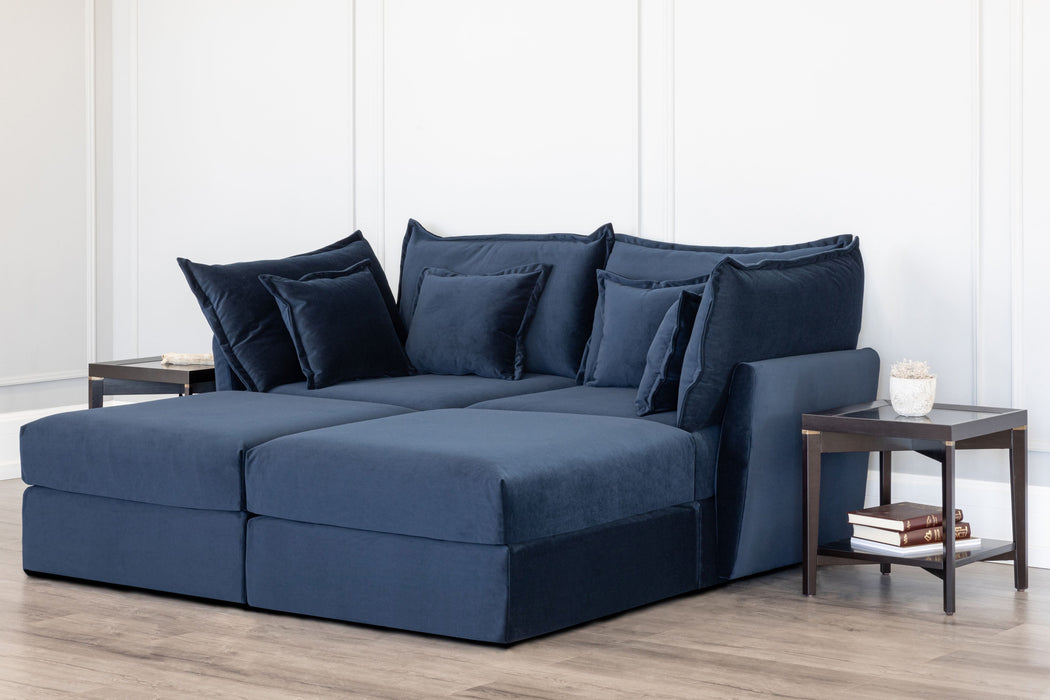 2 Seater Sofa and 2 Ottoman Modules