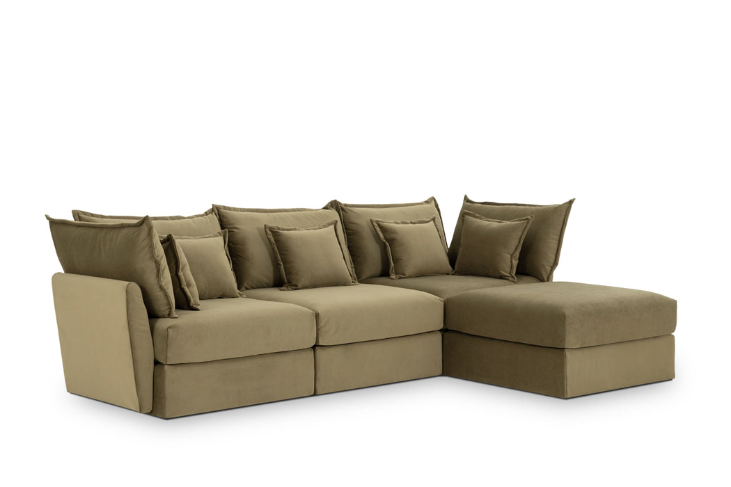 3 Seater Sofa and Ottoman Module