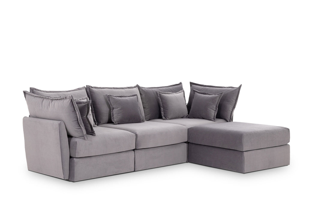 3 Seater Sofa and Ottoman Module